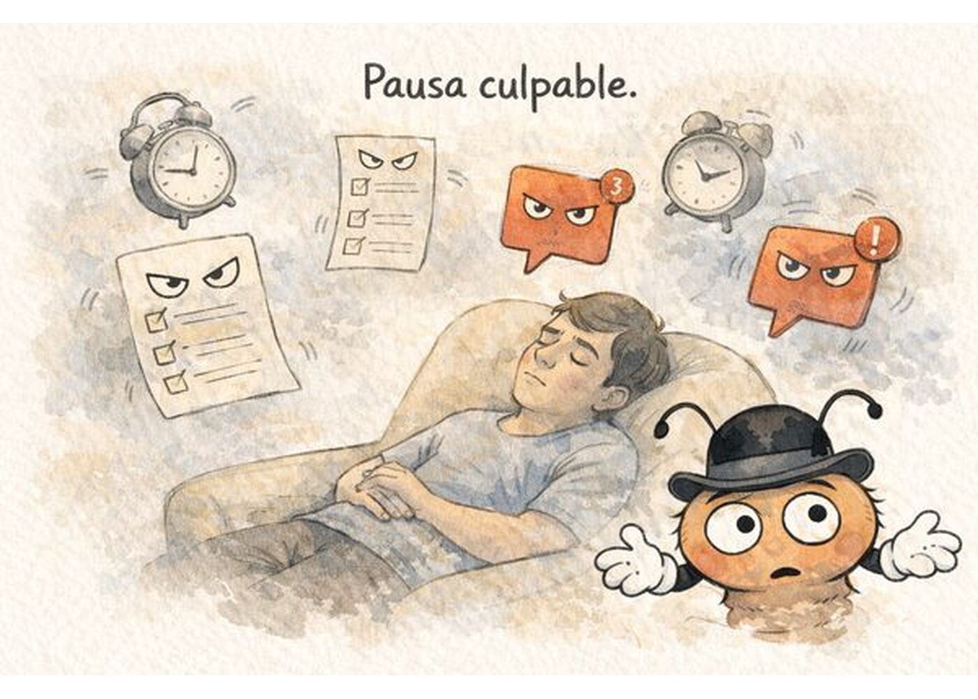 Descansar sin culpa es casi subversivo