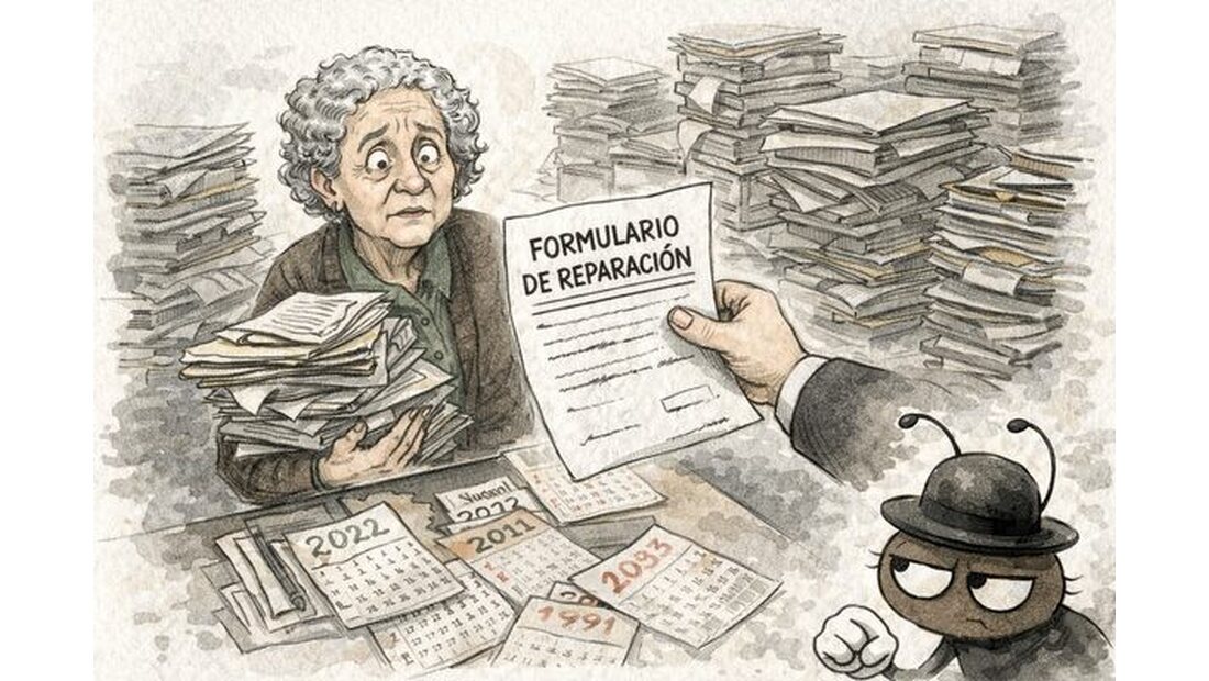 La reparación llegó con formulario