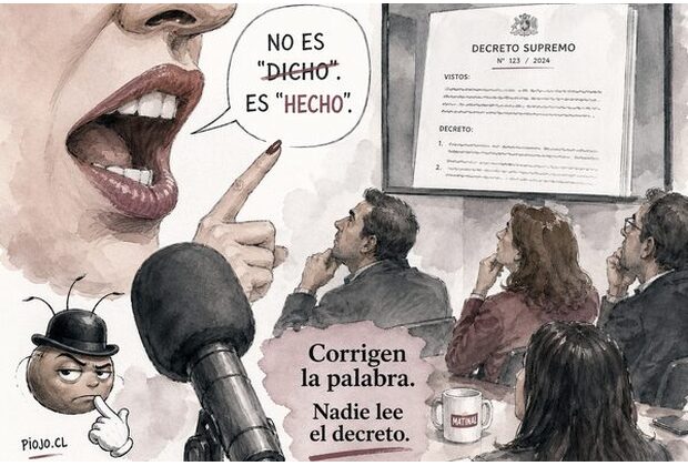 Mientras corrigen la palabra, el decreto ya pasó