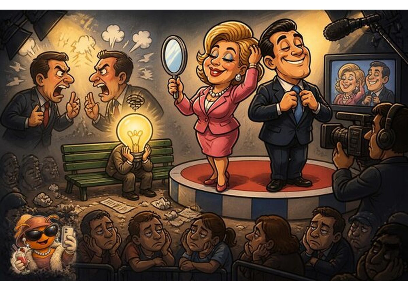 Articulo - Cuando la política se peina para la cámara y deja la idea en la banca - Yu Tibia
