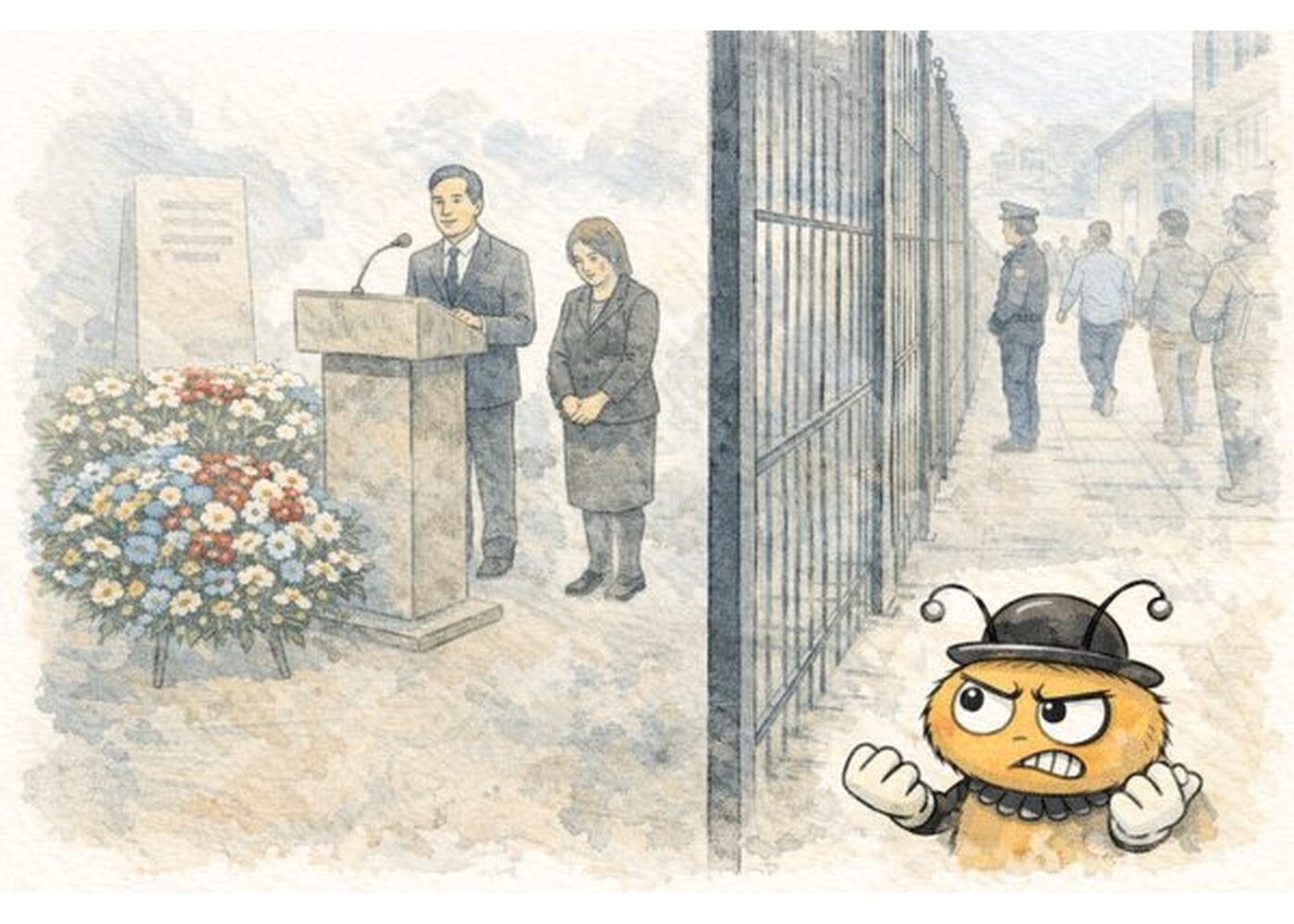 Memoria para ceremonia, silencio para diario