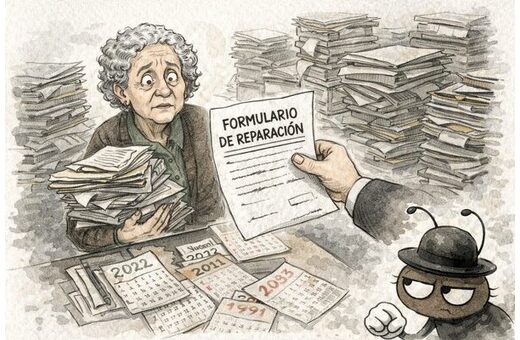 La reparación llegó con formulario