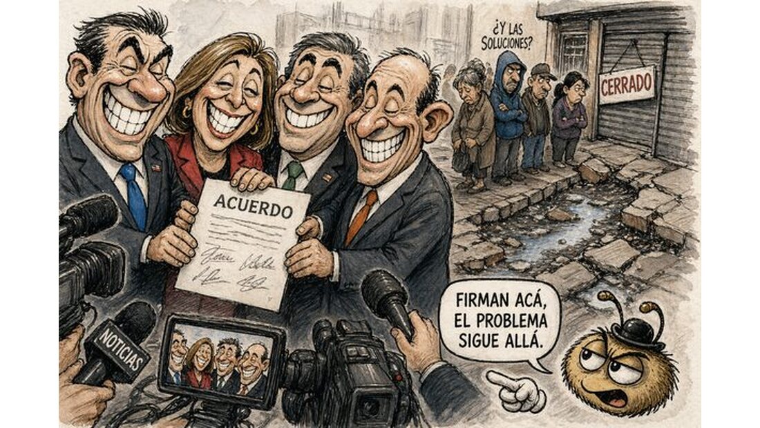 Foto oficial, problema intacto