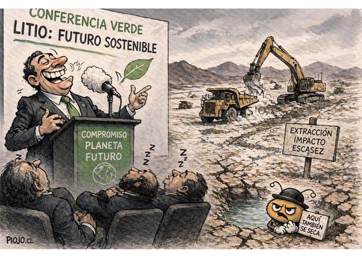 Litio con discurso verde