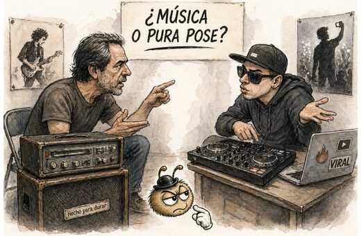 Rock y reguetón: cuando la música se vuelve partido y la pose gana terreno