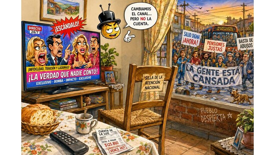 La farándula tapa el ruido, con hipocresía televisiva