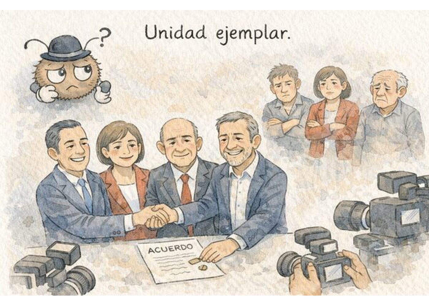 La foto del acuerdo siempre sale mejor que el acuerdo