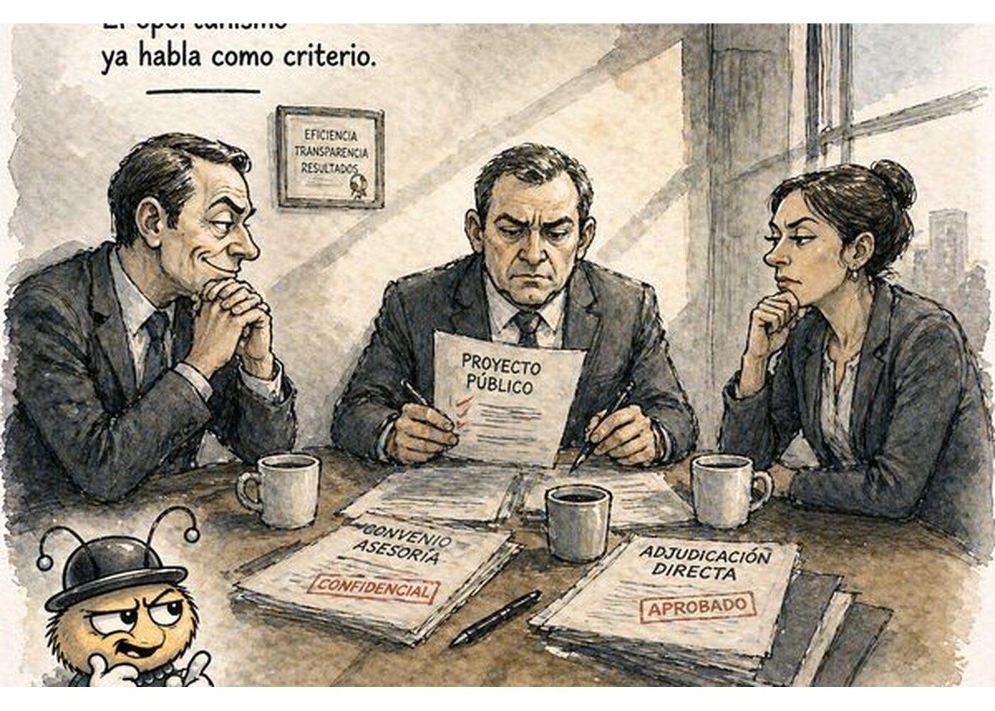 El oportunismo ya habla como criterio