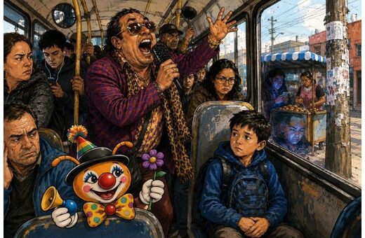 Un demagogi discute con un niño , el niño no tiene por donde ganar la discusión es como un payaso dando entretención
