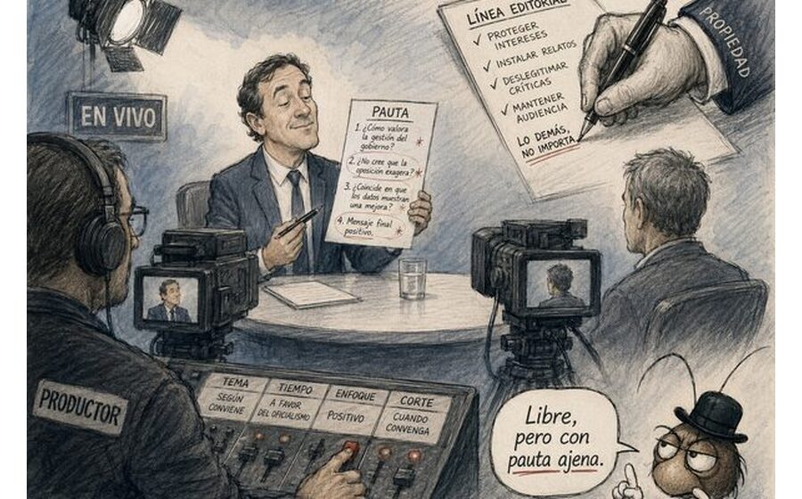 La entrevista libre que ya venía escrita